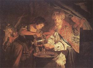Matthias Stomer Pilate Washing His Hands (mk05) Germany oil painting art